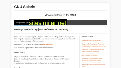 gnusolaris.org alternative sites