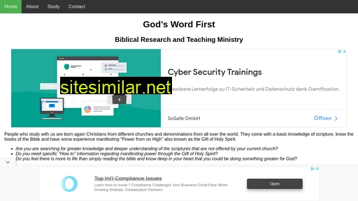 Gods-word-first similar sites