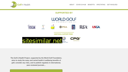 golfandhealth.org alternative sites
