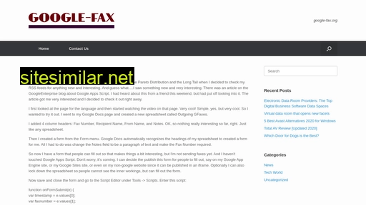 google-fax.org alternative sites