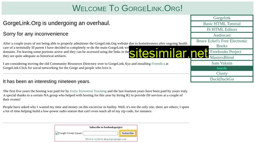 gorgelink.org alternative sites