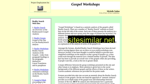 gospelworkshops.org alternative sites