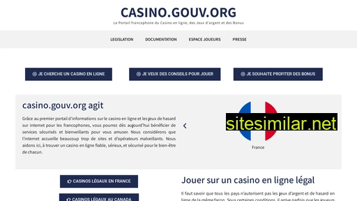Gouvernement-du-casino similar sites