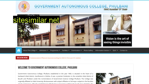 govtcollegephulbani.org alternative sites