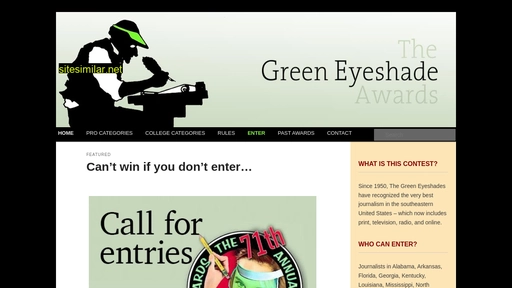 greeneyeshade.org alternative sites