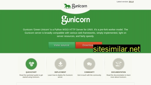 gunicorn.org alternative sites