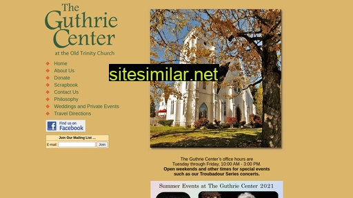 Guthriecenter similar sites