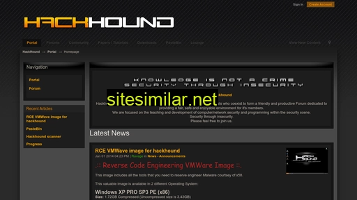 Hackhound similar sites