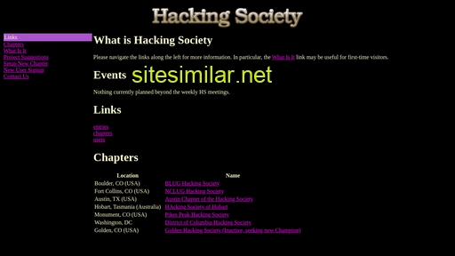 Hackingsociety similar sites