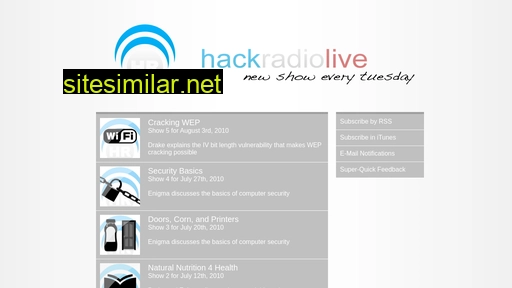 hackradiolive.org alternative sites