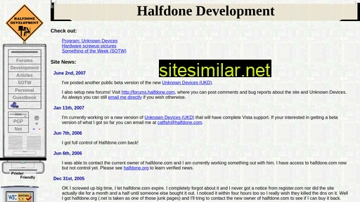 halfdone.org alternative sites