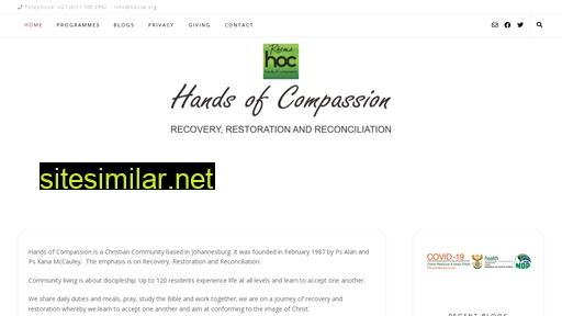 Handsofcompassionsa similar sites