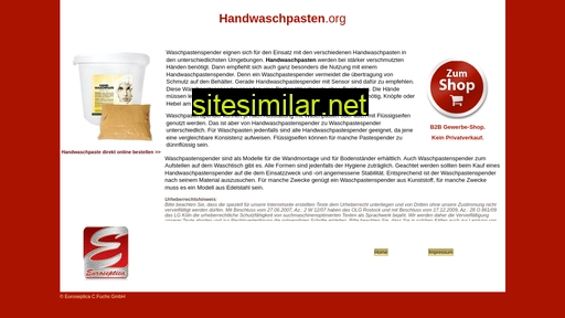 handwaschpasten.org alternative sites