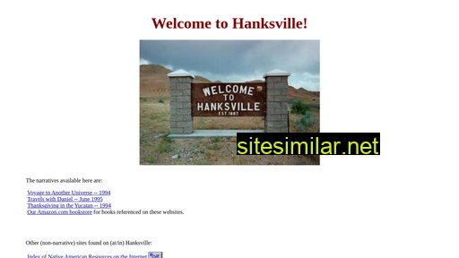 hanksville.org alternative sites