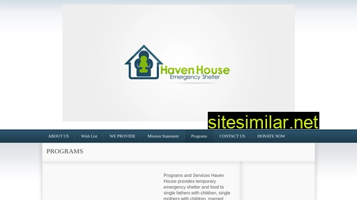 havenhouseshelter.org alternative sites