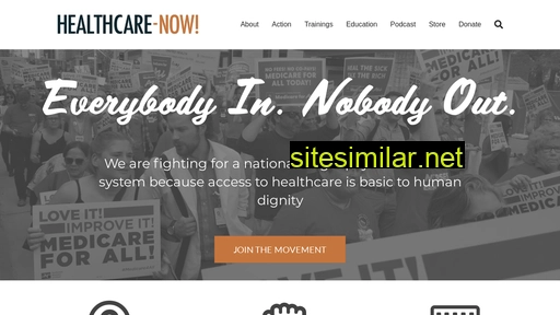 healthcare-now.org alternative sites