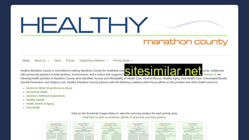 Healthymarathoncounty similar sites
