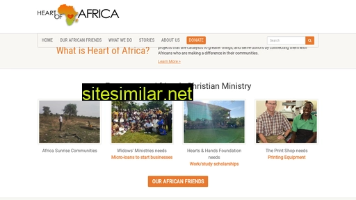 heartofafrica.org alternative sites