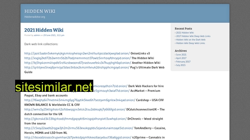 hiddenwikitor.org alternative sites