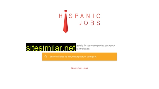 Hispanicjobs similar sites