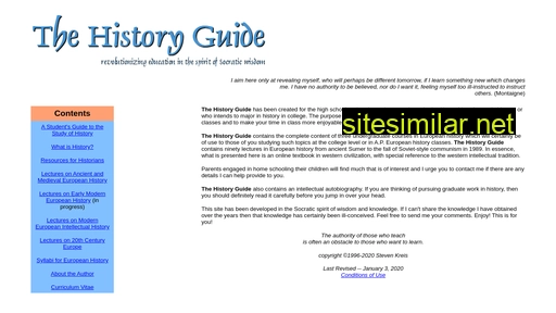 historyguide.org alternative sites