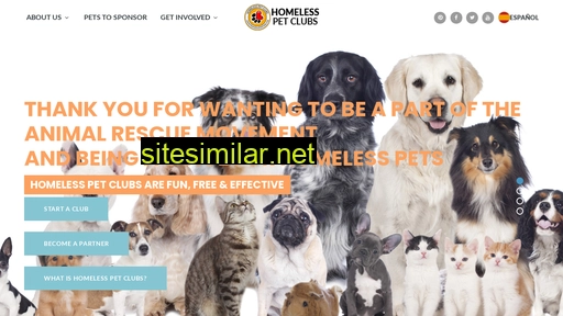 homelesspetclubs.org alternative sites