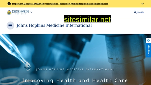 Hopkinsmedicine similar sites