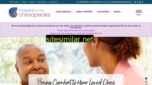 hospicechesapeake.org alternative sites