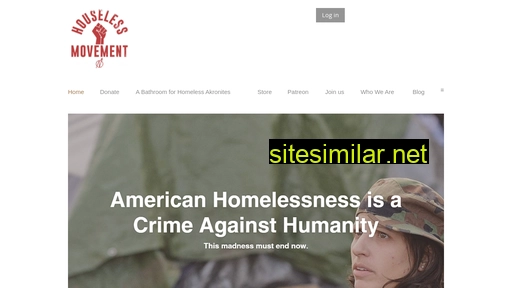 houselessmovement.org alternative sites
