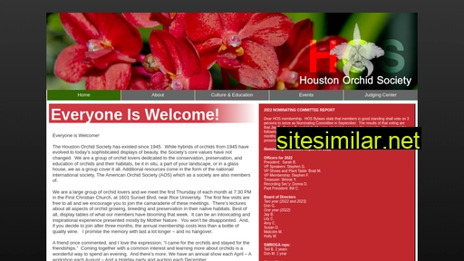 Houstonorchidsociety similar sites