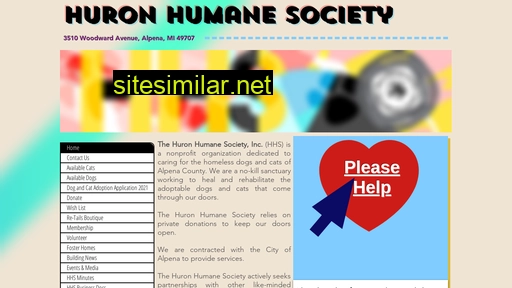 huronhumanesocietyinc.org alternative sites