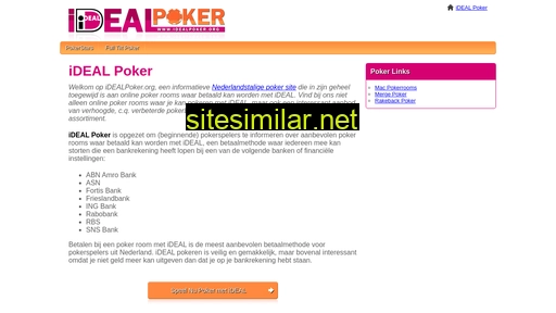 idealpoker.org alternative sites