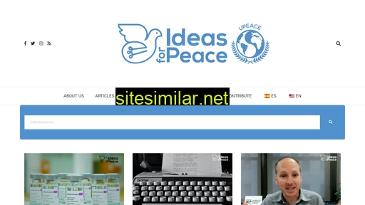 ideasforpeace.org alternative sites