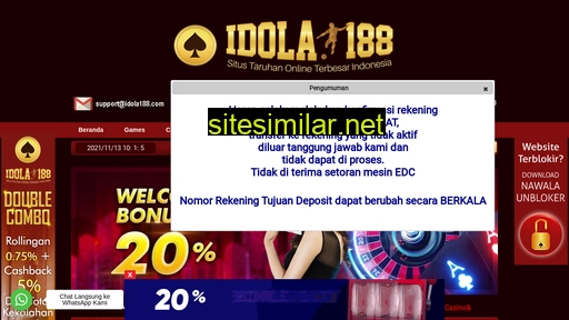 Idola188win similar sites