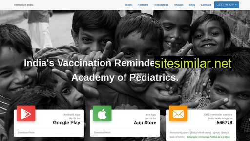Immunizeindia similar sites