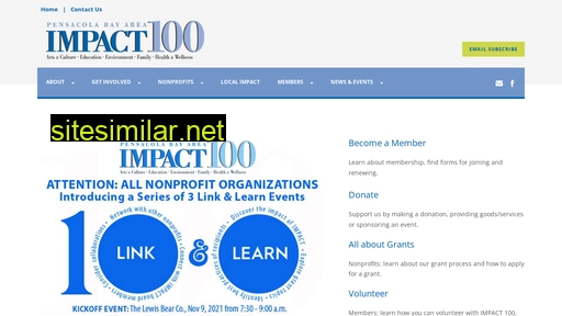 Impact100pensacola similar sites