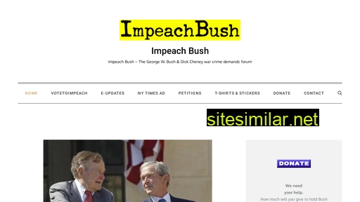 impeachbush.org alternative sites
