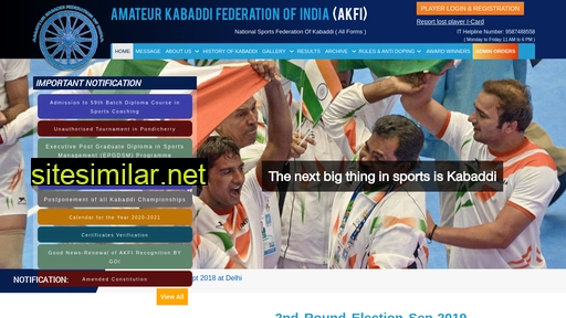 indiankabaddi.org alternative sites