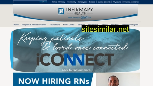 infirmaryhealth.org alternative sites