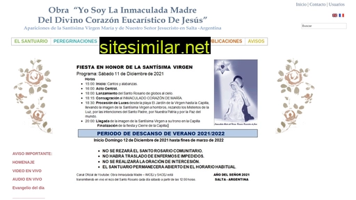 inmaculadamadre-salta.org alternative sites