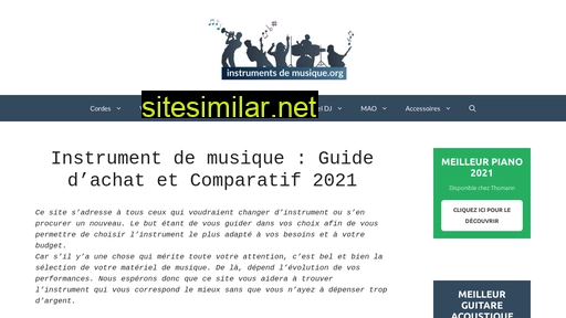 instrumentdemusique.org alternative sites