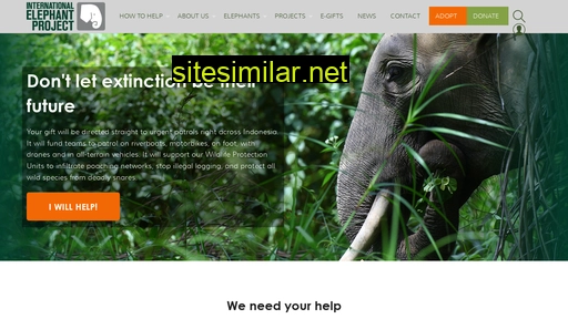internationalelephantproject.org alternative sites