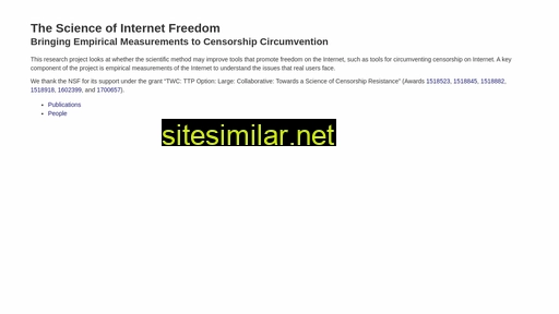 Internet-freedom-science similar sites