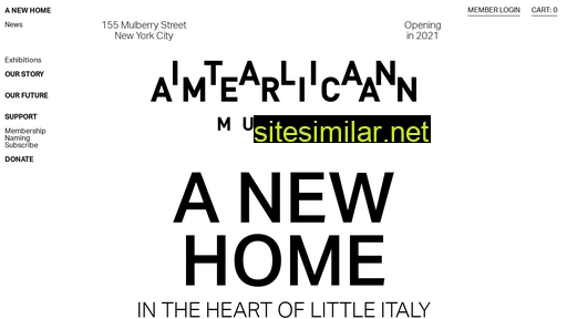 italianamericanmuseum.org alternative sites
