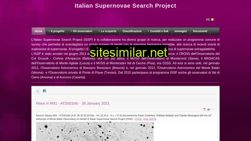 italiansupernovae.org alternative sites