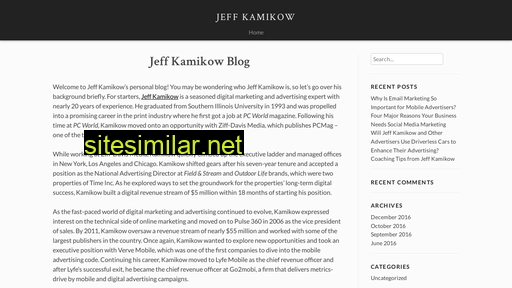 jeffkamikow.org alternative sites