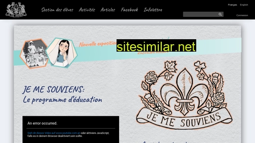 jemesouviens.org alternative sites