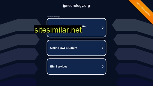 Jpneurology similar sites