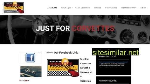 justforcorvettes.org alternative sites