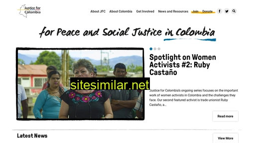 justiceforcolombia.org alternative sites